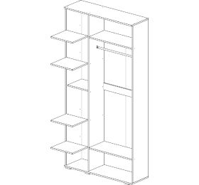 Шкаф 3-Д "Вегас"